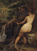 Gustave Courbet The Sourec oil painting on canvas